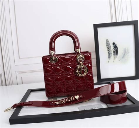 lady dior calfskin clutch red|medium lady dior bag.